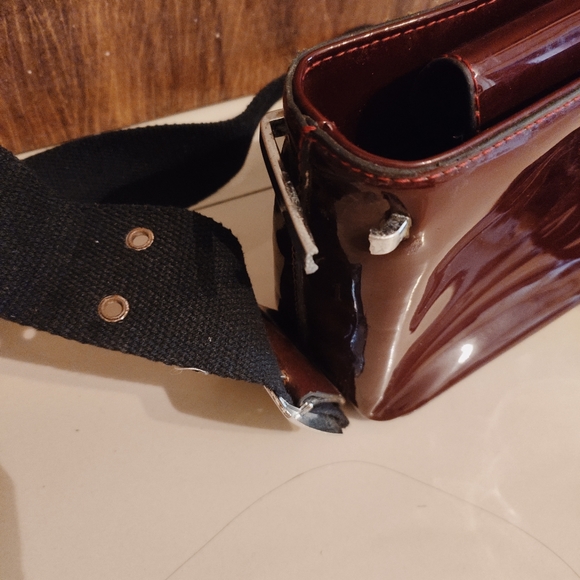 Satchel bag red solid sling bag... - Picture 15 of 17